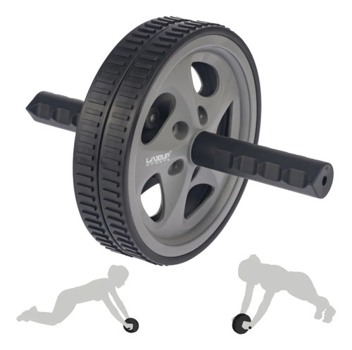 Roda Abdominal Para Exercícios Plus Wheels Liveup