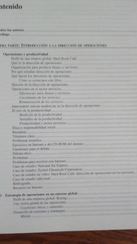 Dirección De La Producción Y De Operaciones/ Jay Heizer