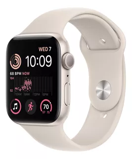 Apple Watch Se Gps - Caja De Aluminio 44mm Blanco Estelar