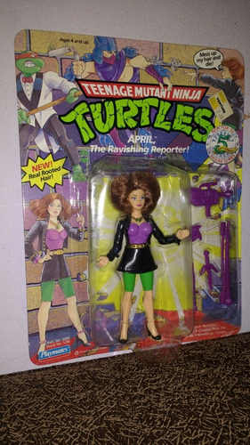 Tmnt Vintage Playmates April O'neil Reportera Tortugas Ninja