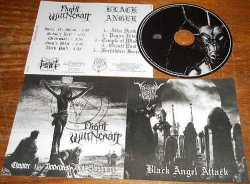 Black Angel / Night Witchcraft - Split Cd