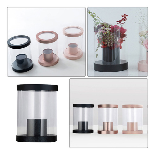 Arreglador Floral Acrílico Para Abrazar Flores, Cubo Con For
