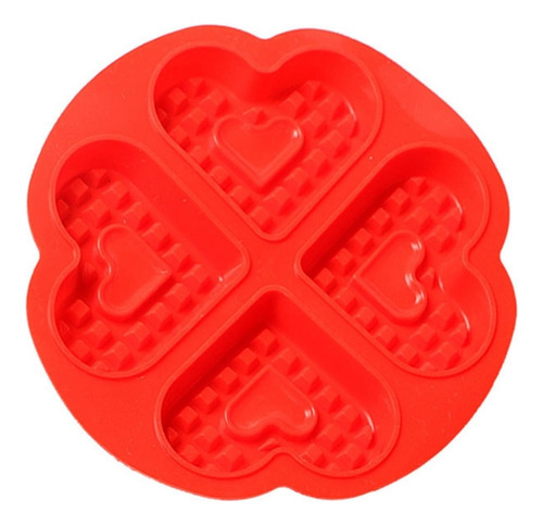 Molde Para Hacer Gofres En Forma De Corazón De Silicona De P