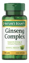 Comprar Suplemento Nature´s Bounty Complejo Ginseng 75 cápsulas