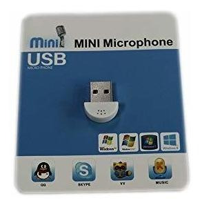 Mini Micrófono Usb Para Computadora Portátil, Controlador De