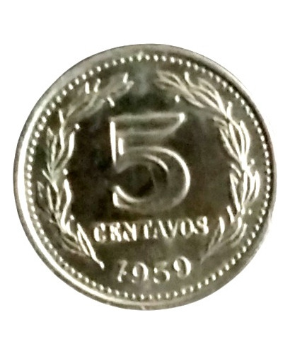 Argentina Moneda 5 Centavos Año 1959