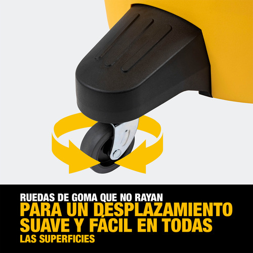 Aspiradora Seco/mojado Dewalt Stealthsonic Dxv05pc-b3 4 Hp 120 V 19 Lts Amarillo/negro