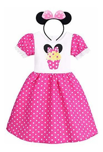 Bebe Niña - Niños Niñas Polka Dots Princesa Vestido Estampad