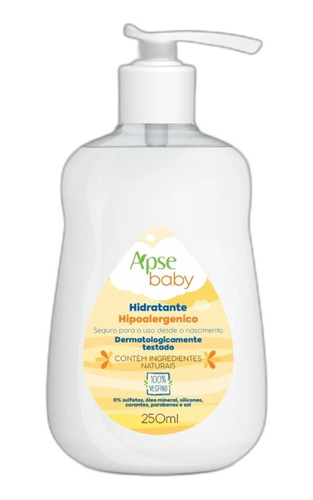 Hidratante Baby Hipoalergenico 250 Ml