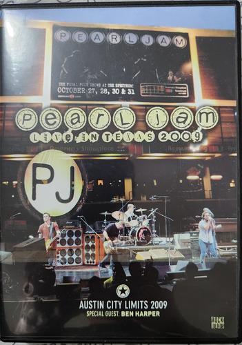 Dvd Pearl Jam Live In Texas 2009