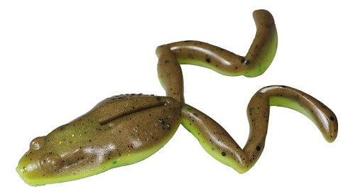 Isca Artificial Jackall Soft Clone Frog - 3 Unidades Cor Green Pumpkin/Chartreuse