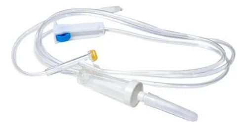 Equipo Macrogotas Para Soro Com Injetor Lateral Kit 5 Unidad