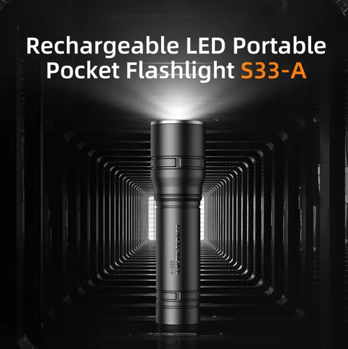 Linterna Led Mini Recargable + Cable Led