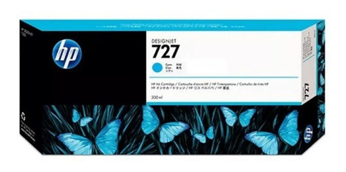 Cartucho Hp 727 Cyan F9j76a 300ml T920 T1530 T2500 T2530