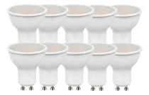 Comprar Lampara Dicroica Gu10 Pack X10 Led 7w Luz Fria Calida 110° Luz Luz cálida
