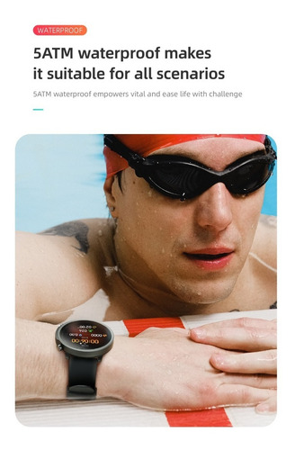 Imagen 5 de 9 de Smartwatch Reloj Inteligente Mibro Watch A1 1,28'' Amoled Oximetro Cardio Bluetooth 5.0 5atm
