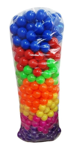 Imagen 3 de 6 de 500 Pelotas Multicolor En Plastico