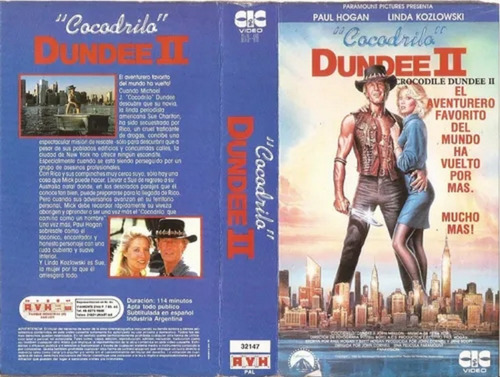 Cocodrilo Dundee Ii Vhs Paul Hogan Linda Kozlowski