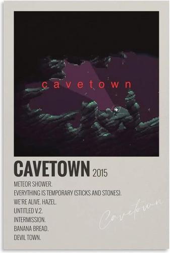 Póster Xinyin Singer Music Minimalist Cover Cavetown Póster 