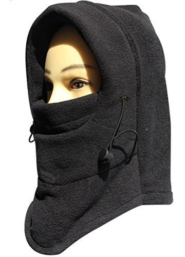 Fuyi Para Mujer Cortavientos Cálido Polar Cuello Gorro De