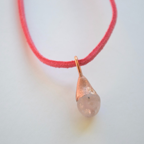 Imagen 5 de 5 de Collar Cuarzo Rosa, Amuleto De Amor, Autoestima Y Pasion