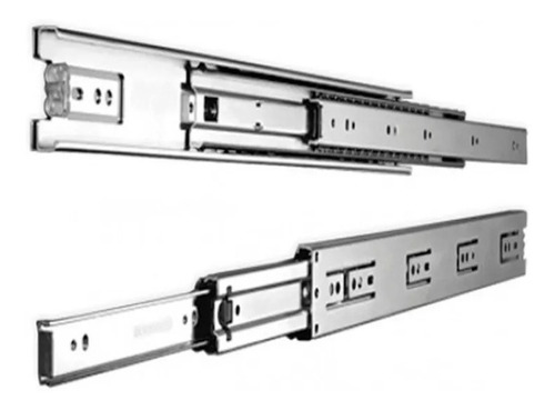 Riel Corredera Telescópica Reforzada P/ Cajón 50cm Herrasa