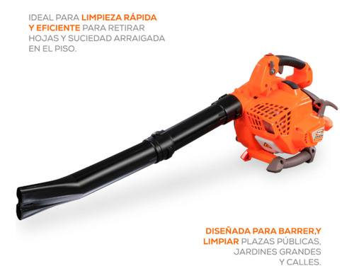 Sopladora Barredora Evans Con Motor A Gasolina 2 Tiempos