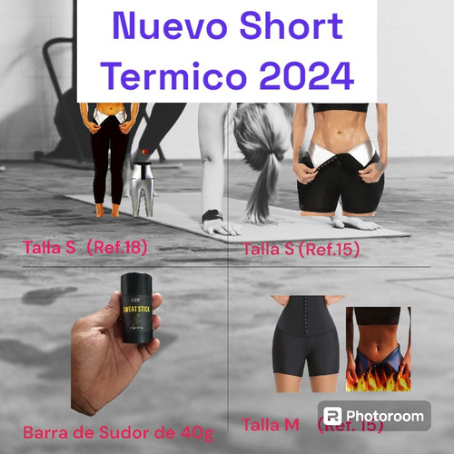 Short Térmico Para El Entrenamiento Cintura Alta 