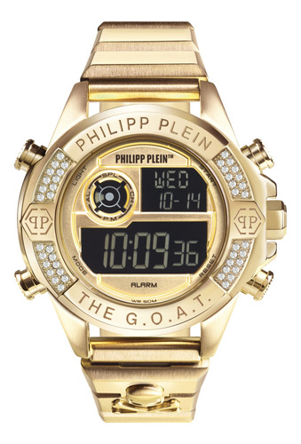 Imagen 1 de 4 de Reloj Philipp Plein Pwfaa0621 Para Hombre Y Oro Amarillo