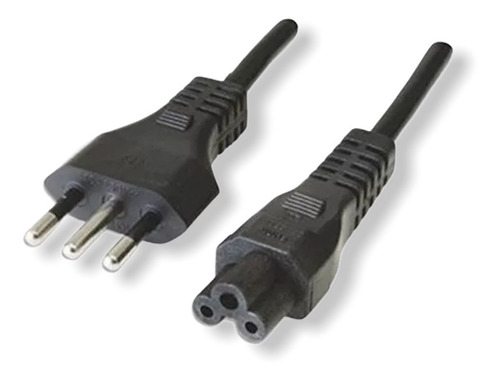 Cable De Poder Tipo Trébol 1,8 Mts