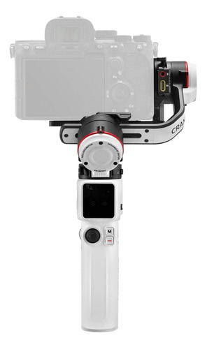 Estabilizador Zhiyun Crane M3 versión combinada para cámaras de color blanco