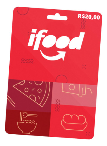 Cartão Presente Ifood Digital 20 Reais Via Chat