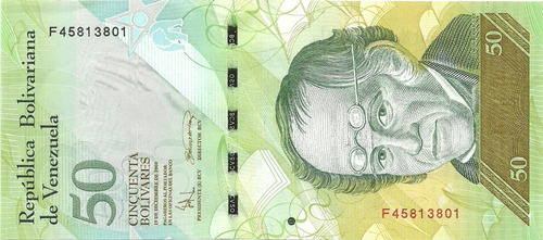 3 Billetes Consecutivos Bsf. 50  - F8 Diciembre 19 2008 