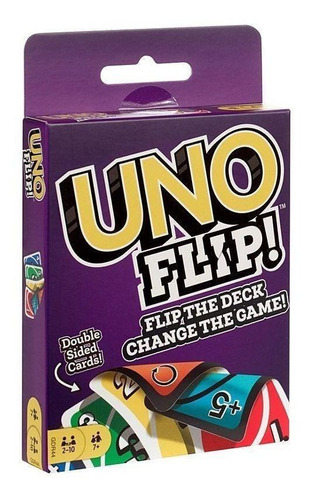 Imagen 2 de 4 de Juego de cartas Uno Flip Mattel GDR44