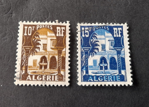 Sello Postal - Algeria - Museo De Bardo 1954
