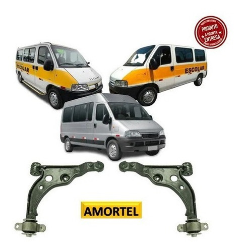 Imagem 1 de 7 de Par Bandeja Suspensão Diant Completa Fiat Ducato