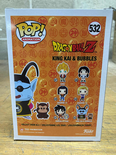 King Kaio Sama Y Bubbles 523 Dragon Ball Z Funko Pop Goku