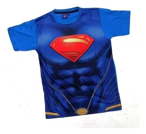 Polo Camiseta Super Man Manga Corta Talla M