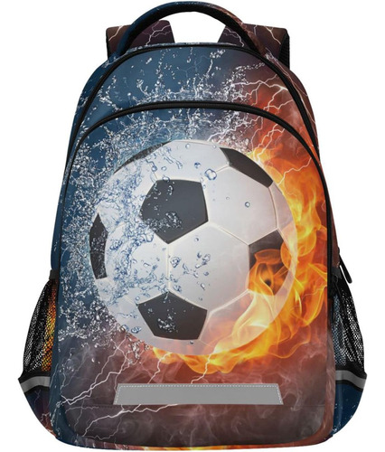 Mochila De Fútbol Para Niños, Mochila De Escuela Primaria Co