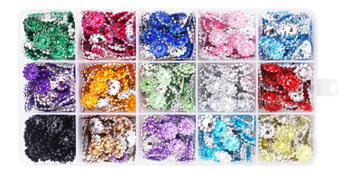 600 Piezas/caja Con Botones De Diamantes De Imitación Transp