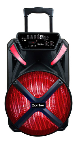 Caixa De Som Papão 600 Portátil Woofer 15 Bluetooth 18 Watts