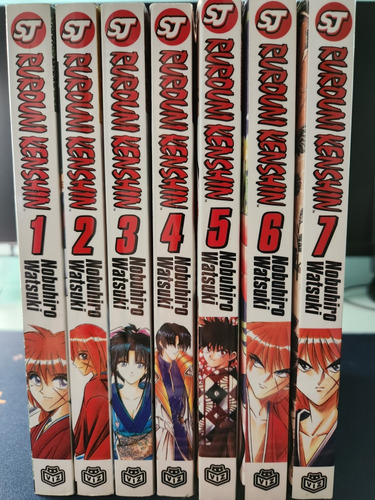 Rurouni Kenshin Manga Vol. 1-7 Set