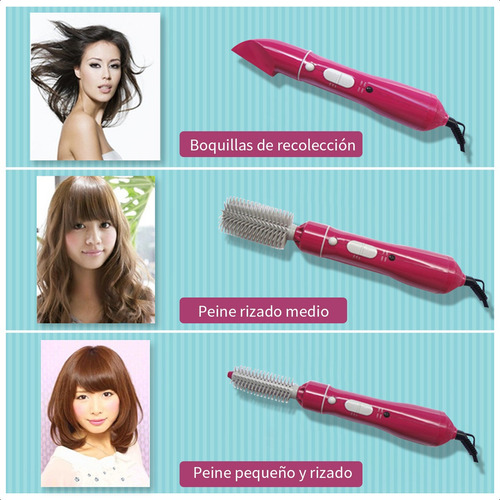 Cepillo Modelador/rizador/secador/alisador/ 10 En 1 220v