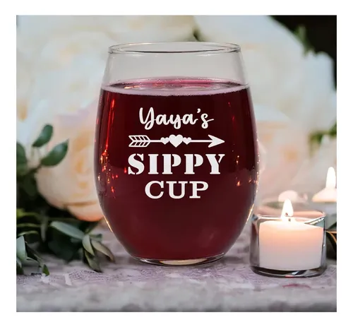 comprar Greenstar Yayas Sippy Cup Grabado Copa De Vino De