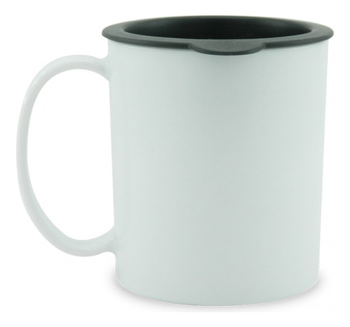 Mug Con Tapa Pequeño X3 Unidades