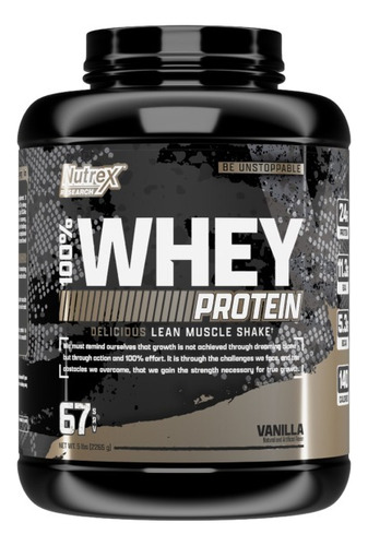 100% Whey Protein Vainilla/chocolate 5lbs - Nutrex