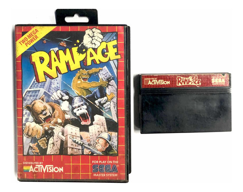 Rampage - Juego Original Para Sega Master System Ntsc Cb