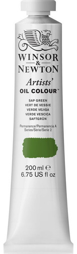 Tinta Óleo Artist Winsor & Newton 200ml S2 Cor Do Óleo 599 Sap Green