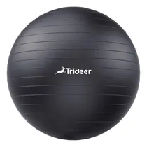 Comprar Trideer Balón De Ejercicio Extragrueso Para Silla De Balón De Yoga, Balón De Estabilidad Antiestallidos, Soporta 997.90 Kg, Balón De Parto Con Bomba Rápida (oficina Y Casa Y Gimnasio), Negro, 85cm