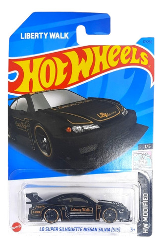 Hotwheels 1:64 Lb Super Silhouette Nissan Silvia (s15) Negro